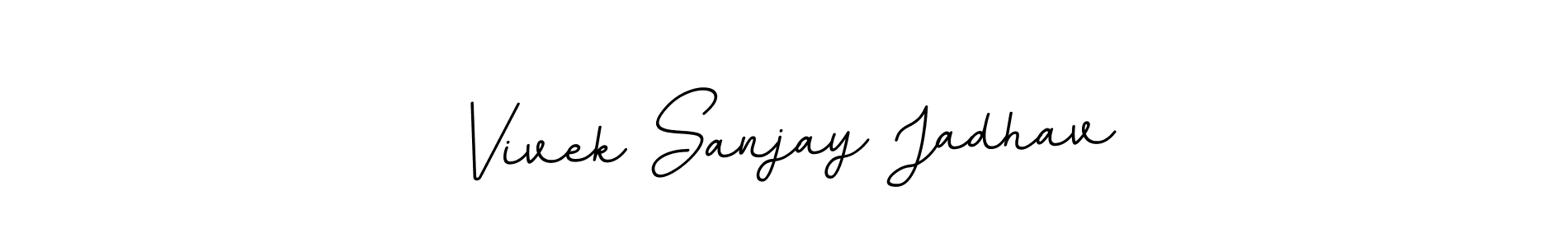 How to Draw Vivek Sanjay Jadhav signature style? BallpointsItalic-DORy9 is a latest design signature styles for name Vivek Sanjay Jadhav. Vivek Sanjay Jadhav signature style 11 images and pictures png