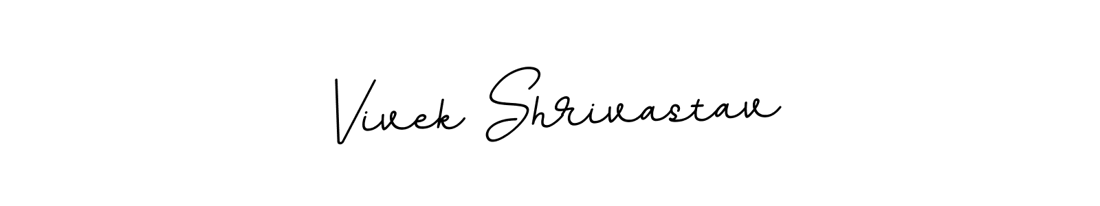 How to make Vivek Shrivastav name signature. Use BallpointsItalic-DORy9 style for creating short signs online. This is the latest handwritten sign. Vivek Shrivastav signature style 11 images and pictures png