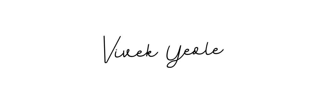 if you are searching for the best signature style for your name Vivek Yeole. so please give up your signature search. here we have designed multiple signature styles  using BallpointsItalic-DORy9. Vivek Yeole signature style 11 images and pictures png