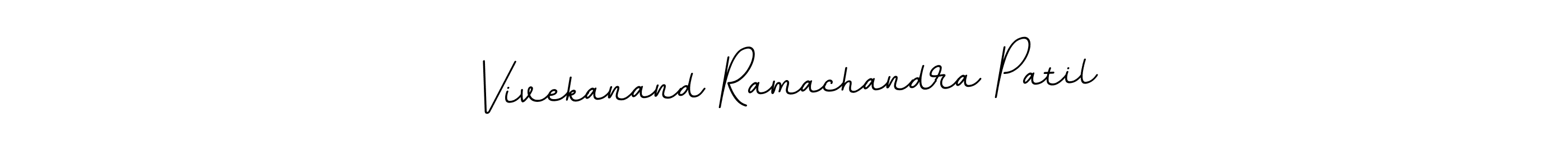 Design your own signature with our free online signature maker. With this signature software, you can create a handwritten (BallpointsItalic-DORy9) signature for name Vivekanand Ramachandra Patil. Vivekanand Ramachandra Patil signature style 11 images and pictures png