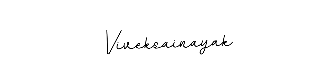 How to make Viveksainayak signature? BallpointsItalic-DORy9 is a professional autograph style. Create handwritten signature for Viveksainayak name. Viveksainayak signature style 11 images and pictures png