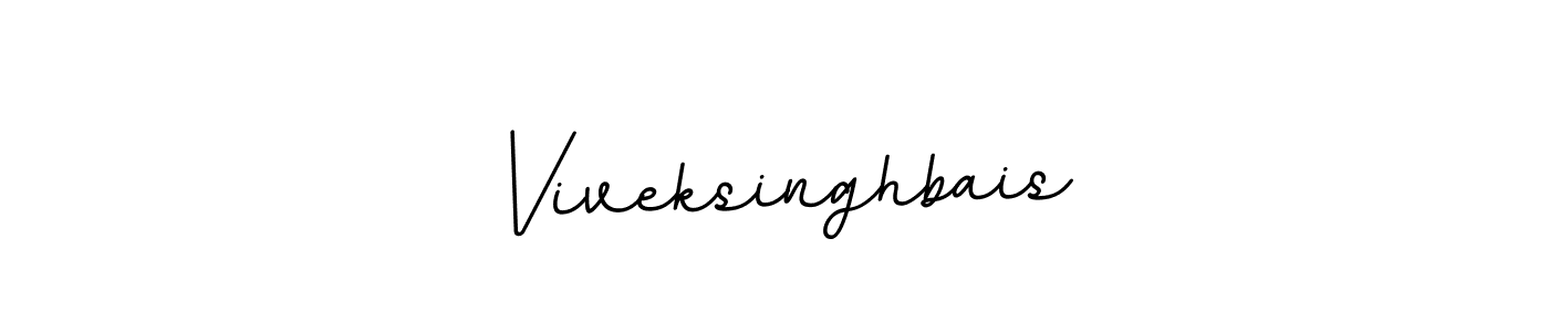 if you are searching for the best signature style for your name Viveksinghbais. so please give up your signature search. here we have designed multiple signature styles  using BallpointsItalic-DORy9. Viveksinghbais signature style 11 images and pictures png