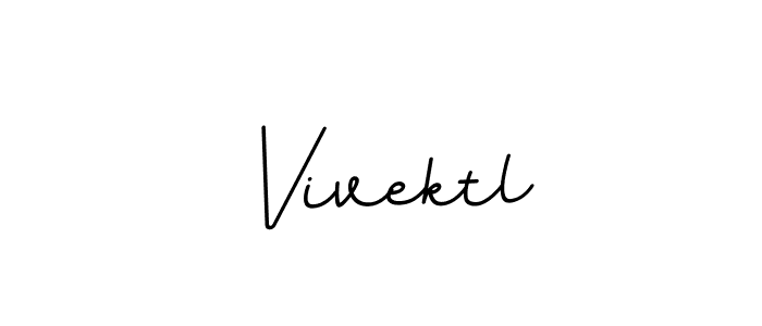 Vivektl stylish signature style. Best Handwritten Sign (BallpointsItalic-DORy9) for my name. Handwritten Signature Collection Ideas for my name Vivektl. Vivektl signature style 11 images and pictures png