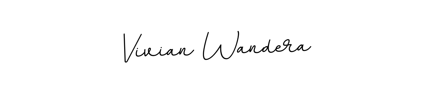 You should practise on your own different ways (BallpointsItalic-DORy9) to write your name (Vivian Wandera) in signature. don't let someone else do it for you. Vivian Wandera signature style 11 images and pictures png