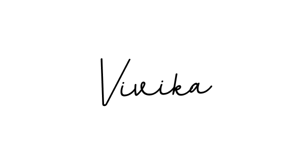 You should practise on your own different ways (BallpointsItalic-DORy9) to write your name (Vivika) in signature. don't let someone else do it for you. Vivika signature style 11 images and pictures png