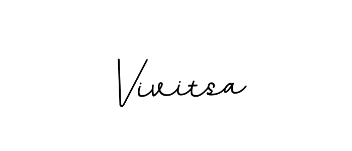 Vivitsa stylish signature style. Best Handwritten Sign (BallpointsItalic-DORy9) for my name. Handwritten Signature Collection Ideas for my name Vivitsa. Vivitsa signature style 11 images and pictures png