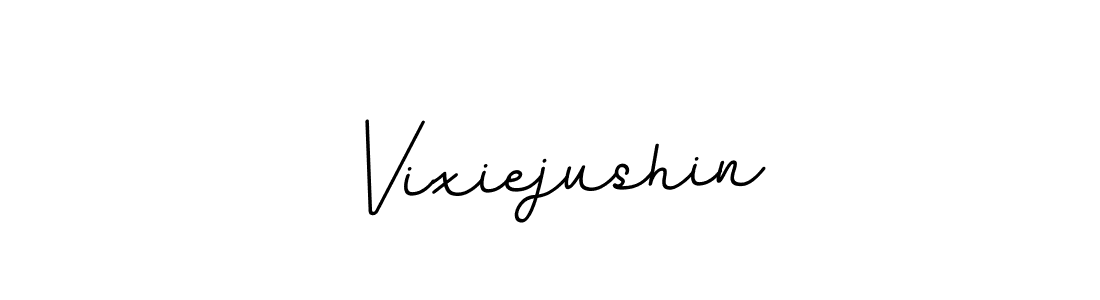 Create a beautiful signature design for name Vixiejushin. With this signature (BallpointsItalic-DORy9) fonts, you can make a handwritten signature for free. Vixiejushin signature style 11 images and pictures png