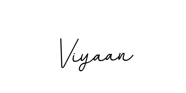 Use a signature maker to create a handwritten signature online. With this signature software, you can design (BallpointsItalic-DORy9) your own signature for name Viyaan. Viyaan signature style 11 images and pictures png