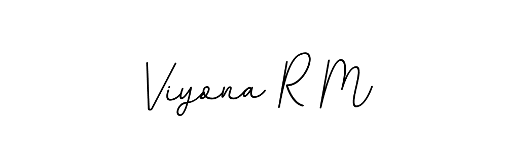 Here are the top 10 professional signature styles for the name Viyona R M. These are the best autograph styles you can use for your name. Viyona R M signature style 11 images and pictures png