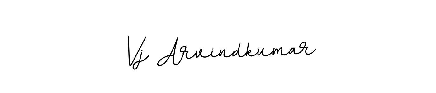 You should practise on your own different ways (BallpointsItalic-DORy9) to write your name (Vj Arvindkumar) in signature. don't let someone else do it for you. Vj Arvindkumar signature style 11 images and pictures png