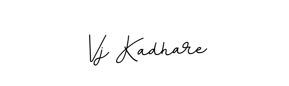 This is the best signature style for the Vj Kadhare name. Also you like these signature font (BallpointsItalic-DORy9). Mix name signature. Vj Kadhare signature style 11 images and pictures png