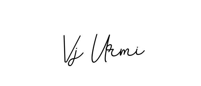 You should practise on your own different ways (BallpointsItalic-DORy9) to write your name (Vj Urmi) in signature. don't let someone else do it for you. Vj Urmi signature style 11 images and pictures png