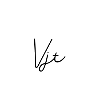 Create a beautiful signature design for name Vjt. With this signature (BallpointsItalic-DORy9) fonts, you can make a handwritten signature for free. Vjt signature style 11 images and pictures png