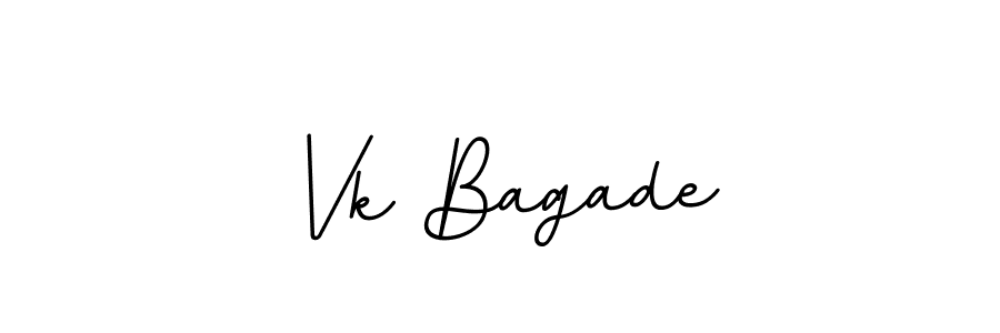 Vk Bagade stylish signature style. Best Handwritten Sign (BallpointsItalic-DORy9) for my name. Handwritten Signature Collection Ideas for my name Vk Bagade. Vk Bagade signature style 11 images and pictures png