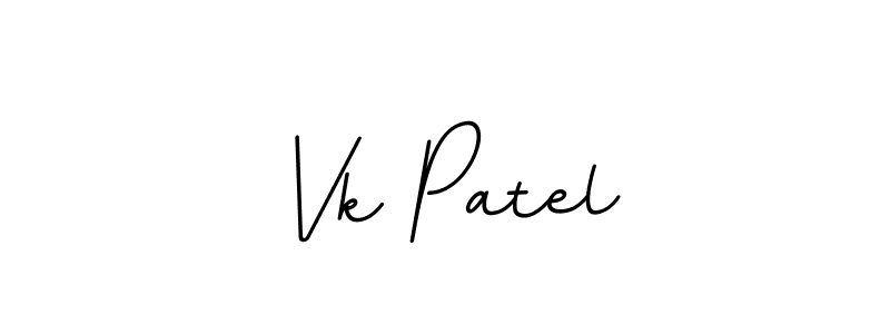 Vk Patel stylish signature style. Best Handwritten Sign (BallpointsItalic-DORy9) for my name. Handwritten Signature Collection Ideas for my name Vk Patel. Vk Patel signature style 11 images and pictures png