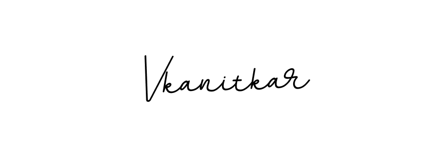 How to make Vkanitkar signature? BallpointsItalic-DORy9 is a professional autograph style. Create handwritten signature for Vkanitkar name. Vkanitkar signature style 11 images and pictures png