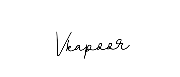 How to make Vkapoor name signature. Use BallpointsItalic-DORy9 style for creating short signs online. This is the latest handwritten sign. Vkapoor signature style 11 images and pictures png