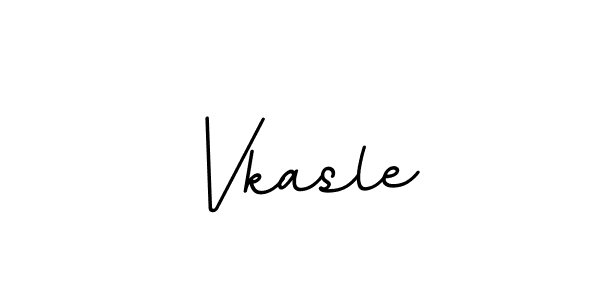 Design your own signature with our free online signature maker. With this signature software, you can create a handwritten (BallpointsItalic-DORy9) signature for name Vkasle. Vkasle signature style 11 images and pictures png