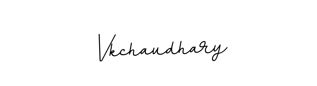 Create a beautiful signature design for name Vkchaudhary. With this signature (BallpointsItalic-DORy9) fonts, you can make a handwritten signature for free. Vkchaudhary signature style 11 images and pictures png