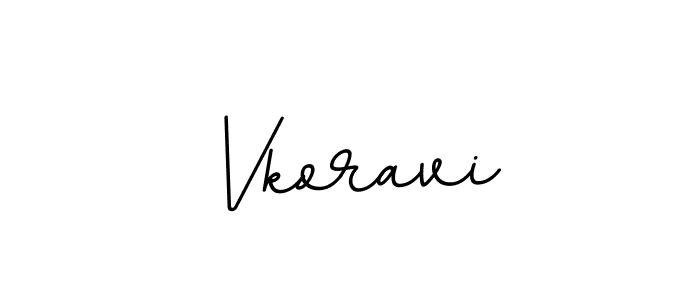 Make a beautiful signature design for name Vkoravi. With this signature (BallpointsItalic-DORy9) style, you can create a handwritten signature for free. Vkoravi signature style 11 images and pictures png