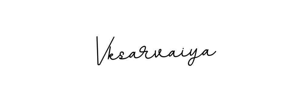 This is the best signature style for the Vksarvaiya name. Also you like these signature font (BallpointsItalic-DORy9). Mix name signature. Vksarvaiya signature style 11 images and pictures png