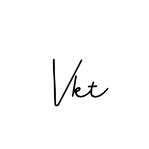 Make a beautiful signature design for name Vkt. With this signature (BallpointsItalic-DORy9) style, you can create a handwritten signature for free. Vkt signature style 11 images and pictures png