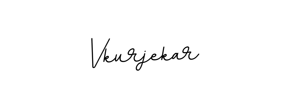 Design your own signature with our free online signature maker. With this signature software, you can create a handwritten (BallpointsItalic-DORy9) signature for name Vkurjekar. Vkurjekar signature style 11 images and pictures png