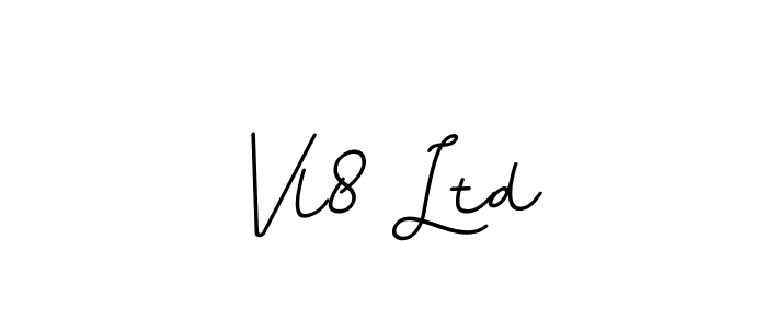 Make a beautiful signature design for name Vl8 Ltd. With this signature (BallpointsItalic-DORy9) style, you can create a handwritten signature for free. Vl8 Ltd signature style 11 images and pictures png