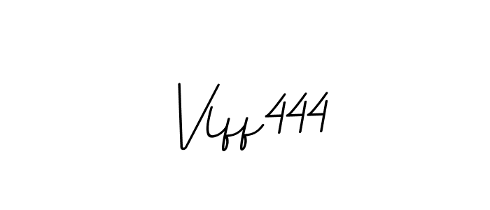 Design your own signature with our free online signature maker. With this signature software, you can create a handwritten (BallpointsItalic-DORy9) signature for name Vlff444. Vlff444 signature style 11 images and pictures png