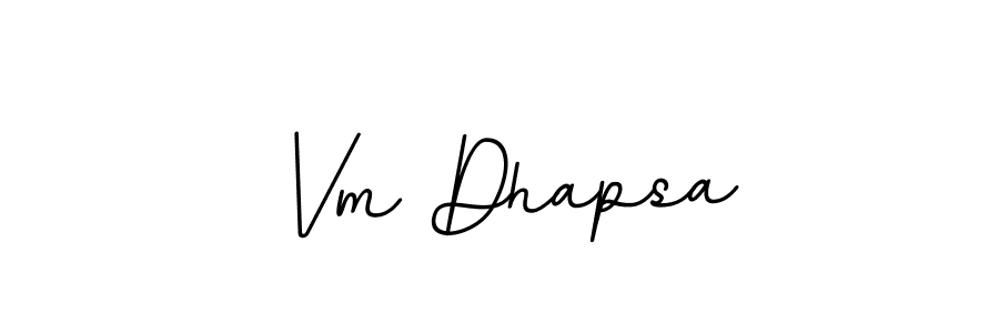 Make a beautiful signature design for name Vm Dhapsa. Use this online signature maker to create a handwritten signature for free. Vm Dhapsa signature style 11 images and pictures png