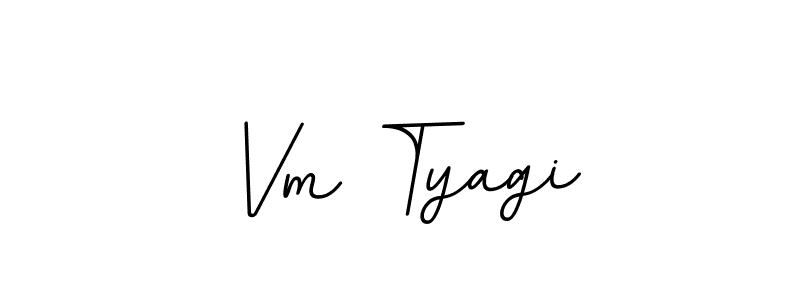 Vm Tyagi stylish signature style. Best Handwritten Sign (BallpointsItalic-DORy9) for my name. Handwritten Signature Collection Ideas for my name Vm Tyagi. Vm Tyagi signature style 11 images and pictures png