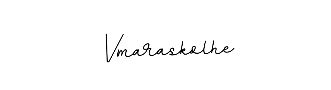 How to make Vmaraskolhe name signature. Use BallpointsItalic-DORy9 style for creating short signs online. This is the latest handwritten sign. Vmaraskolhe signature style 11 images and pictures png