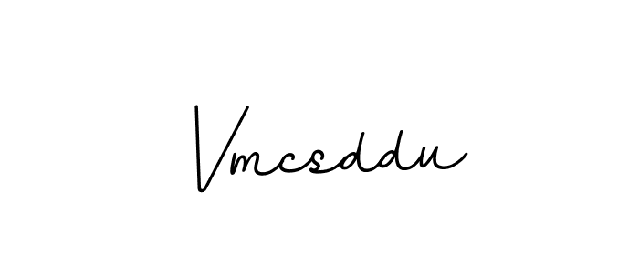 The best way (BallpointsItalic-DORy9) to make a short signature is to pick only two or three words in your name. The name Vmcsddu include a total of six letters. For converting this name. Vmcsddu signature style 11 images and pictures png