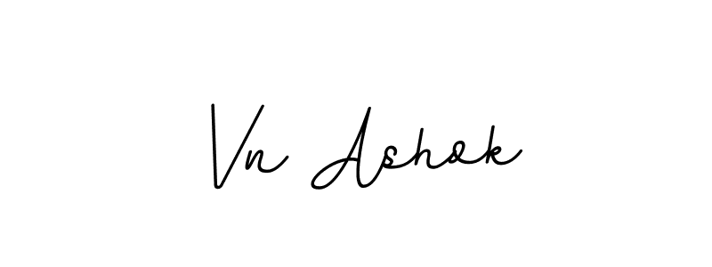Create a beautiful signature design for name Vn Ashok. With this signature (BallpointsItalic-DORy9) fonts, you can make a handwritten signature for free. Vn Ashok signature style 11 images and pictures png