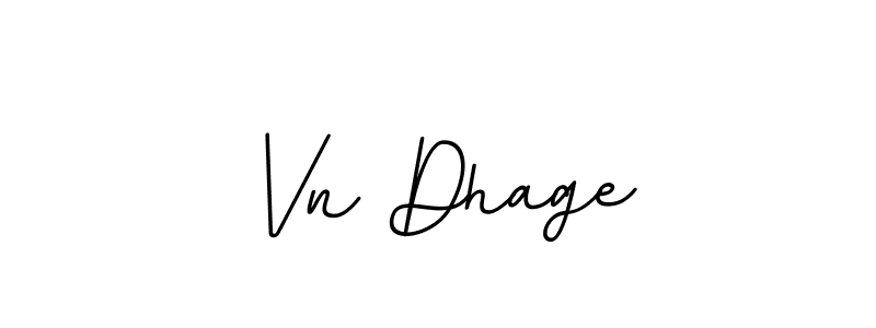 Use a signature maker to create a handwritten signature online. With this signature software, you can design (BallpointsItalic-DORy9) your own signature for name Vn Dhage. Vn Dhage signature style 11 images and pictures png