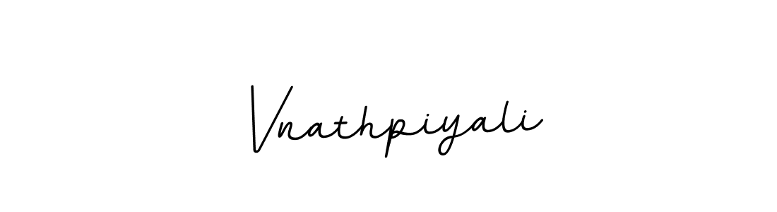Design your own signature with our free online signature maker. With this signature software, you can create a handwritten (BallpointsItalic-DORy9) signature for name Vnathpiyali. Vnathpiyali signature style 11 images and pictures png