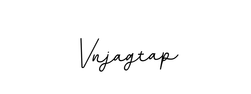 The best way (BallpointsItalic-DORy9) to make a short signature is to pick only two or three words in your name. The name Vnjagtap include a total of six letters. For converting this name. Vnjagtap signature style 11 images and pictures png