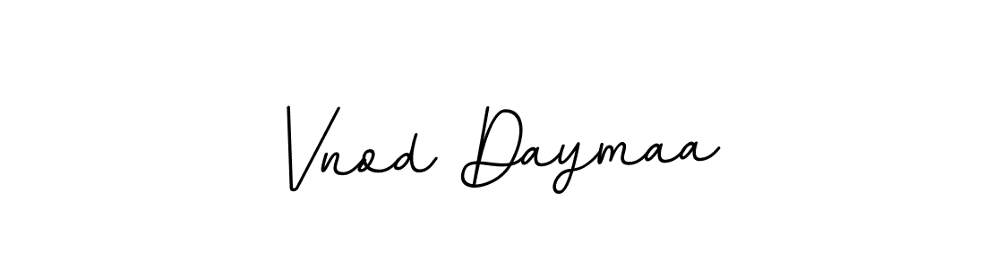 Design your own signature with our free online signature maker. With this signature software, you can create a handwritten (BallpointsItalic-DORy9) signature for name Vnod Daymaa. Vnod Daymaa signature style 11 images and pictures png