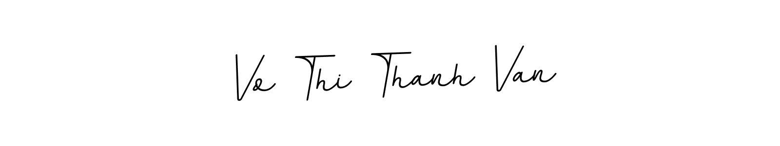 Vo Thi Thanh Van stylish signature style. Best Handwritten Sign (BallpointsItalic-DORy9) for my name. Handwritten Signature Collection Ideas for my name Vo Thi Thanh Van. Vo Thi Thanh Van signature style 11 images and pictures png