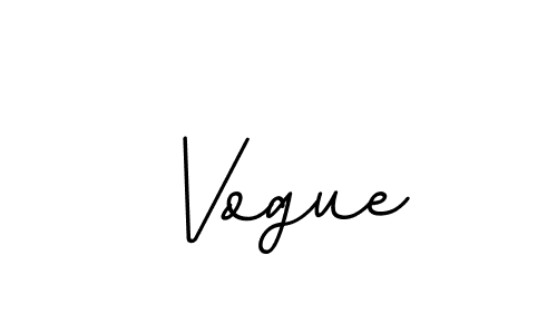 Make a beautiful signature design for name Vogue. With this signature (BallpointsItalic-DORy9) style, you can create a handwritten signature for free. Vogue signature style 11 images and pictures png