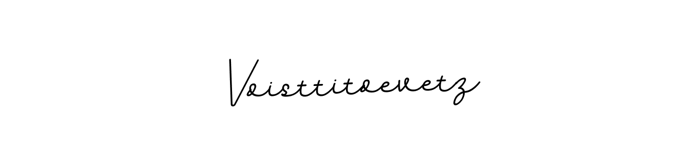 How to make Voisttitoevetz signature? BallpointsItalic-DORy9 is a professional autograph style. Create handwritten signature for Voisttitoevetz name. Voisttitoevetz signature style 11 images and pictures png