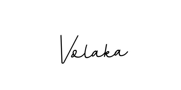 Make a beautiful signature design for name Volaka. With this signature (BallpointsItalic-DORy9) style, you can create a handwritten signature for free. Volaka signature style 11 images and pictures png