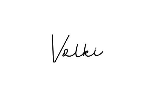 You should practise on your own different ways (BallpointsItalic-DORy9) to write your name (Volki) in signature. don't let someone else do it for you. Volki signature style 11 images and pictures png