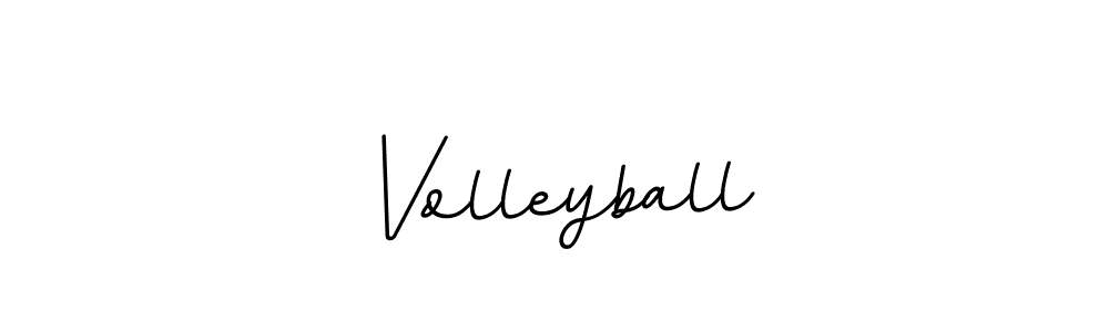 Design your own signature with our free online signature maker. With this signature software, you can create a handwritten (BallpointsItalic-DORy9) signature for name Volleyball. Volleyball signature style 11 images and pictures png