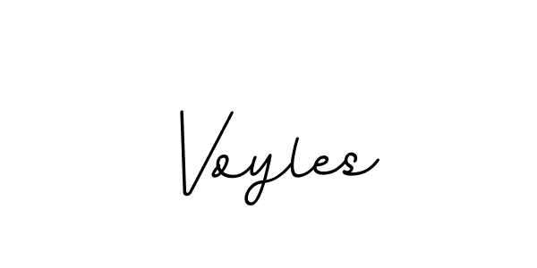 Voyles stylish signature style. Best Handwritten Sign (BallpointsItalic-DORy9) for my name. Handwritten Signature Collection Ideas for my name Voyles. Voyles signature style 11 images and pictures png