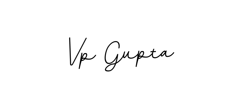 Make a beautiful signature design for name Vp Gupta. With this signature (BallpointsItalic-DORy9) style, you can create a handwritten signature for free. Vp Gupta signature style 11 images and pictures png