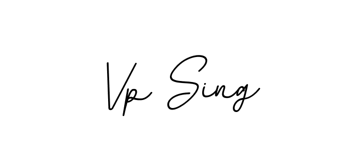 Create a beautiful signature design for name Vp Sing. With this signature (BallpointsItalic-DORy9) fonts, you can make a handwritten signature for free. Vp Sing signature style 11 images and pictures png