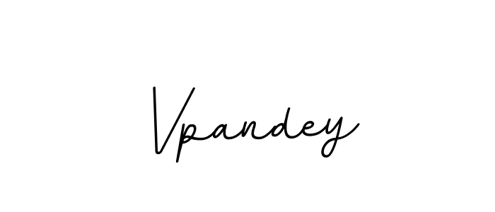 Also we have Vpandey name is the best signature style. Create professional handwritten signature collection using BallpointsItalic-DORy9 autograph style. Vpandey signature style 11 images and pictures png