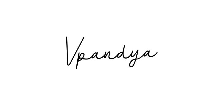 How to make Vpandya name signature. Use BallpointsItalic-DORy9 style for creating short signs online. This is the latest handwritten sign. Vpandya signature style 11 images and pictures png