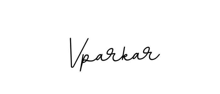 Make a beautiful signature design for name Vparkar. With this signature (BallpointsItalic-DORy9) style, you can create a handwritten signature for free. Vparkar signature style 11 images and pictures png